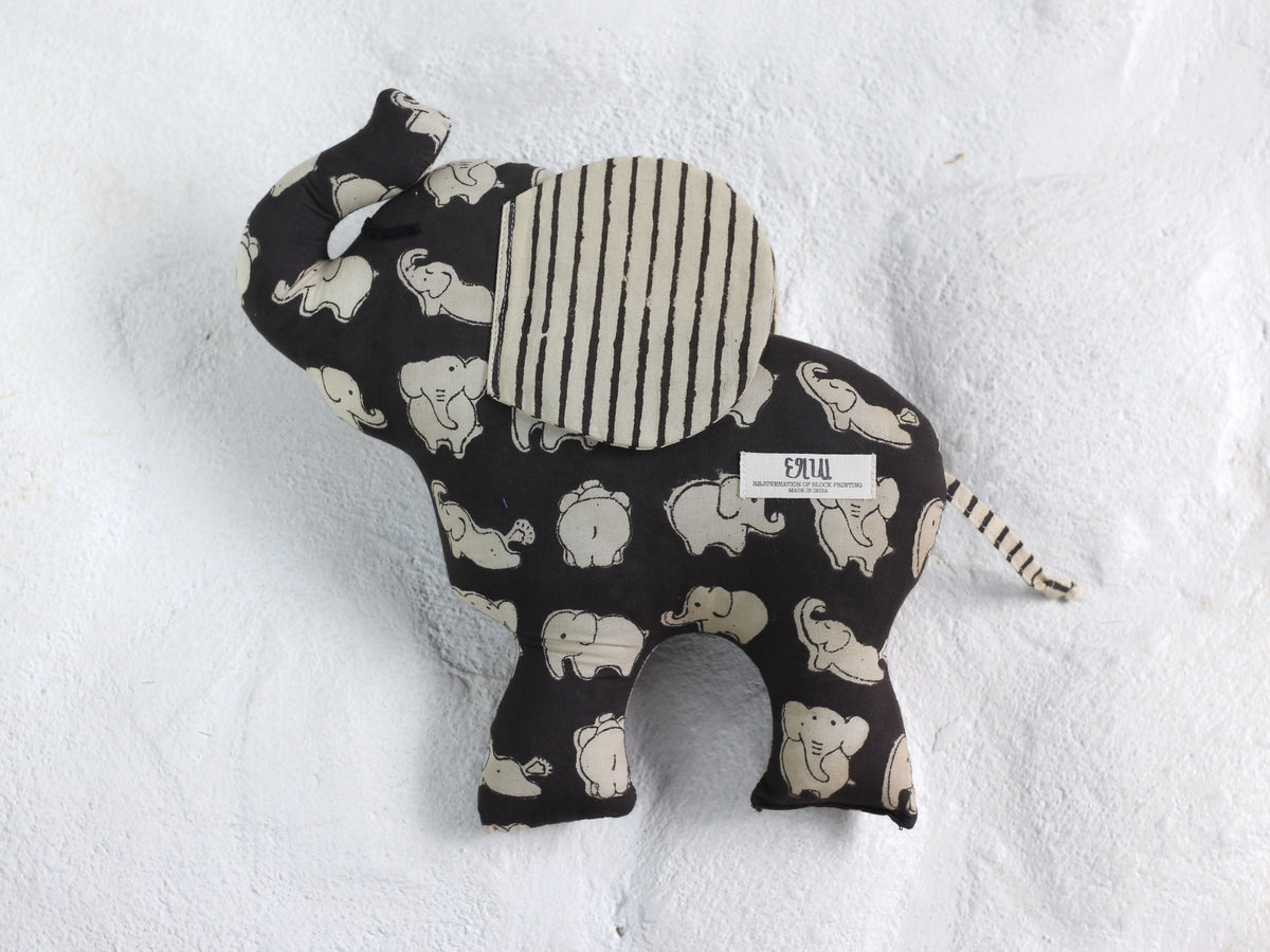 BLACK HATHI SOFT TOY