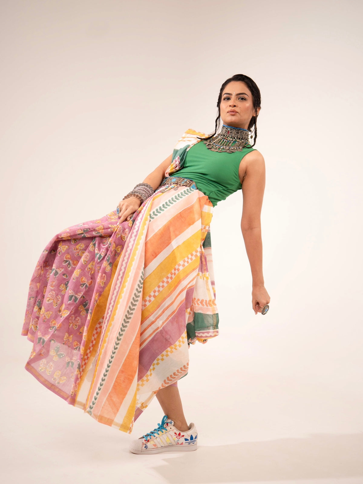 Carnival Chaderi Saree