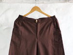 Cotton Maroon Pocket Pant