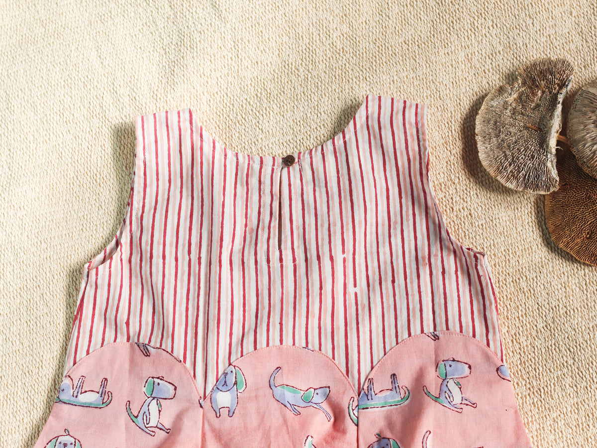 Peach Dog Dress