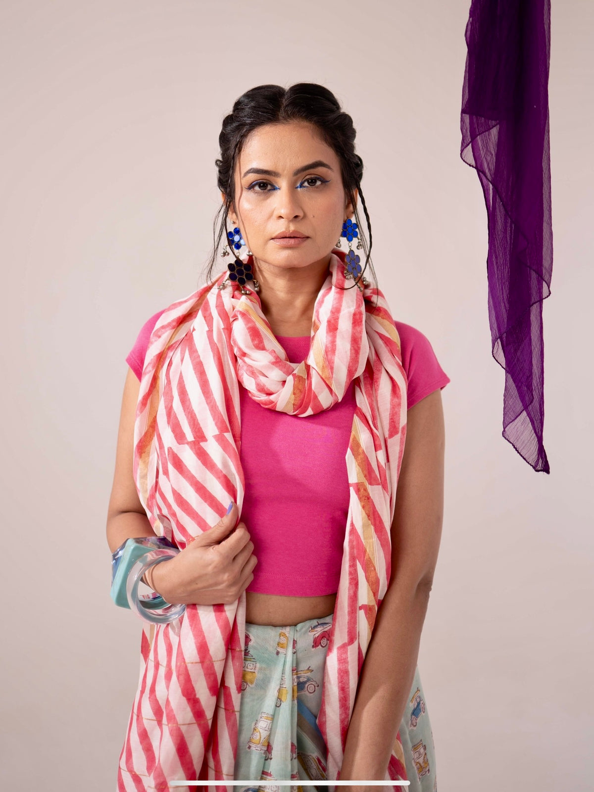 Fiesta Chaderi Saree