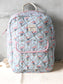 Skyblue Flower Jaal Nappy Bag