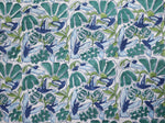 Fabric - Hummingbird in Blue & Greens