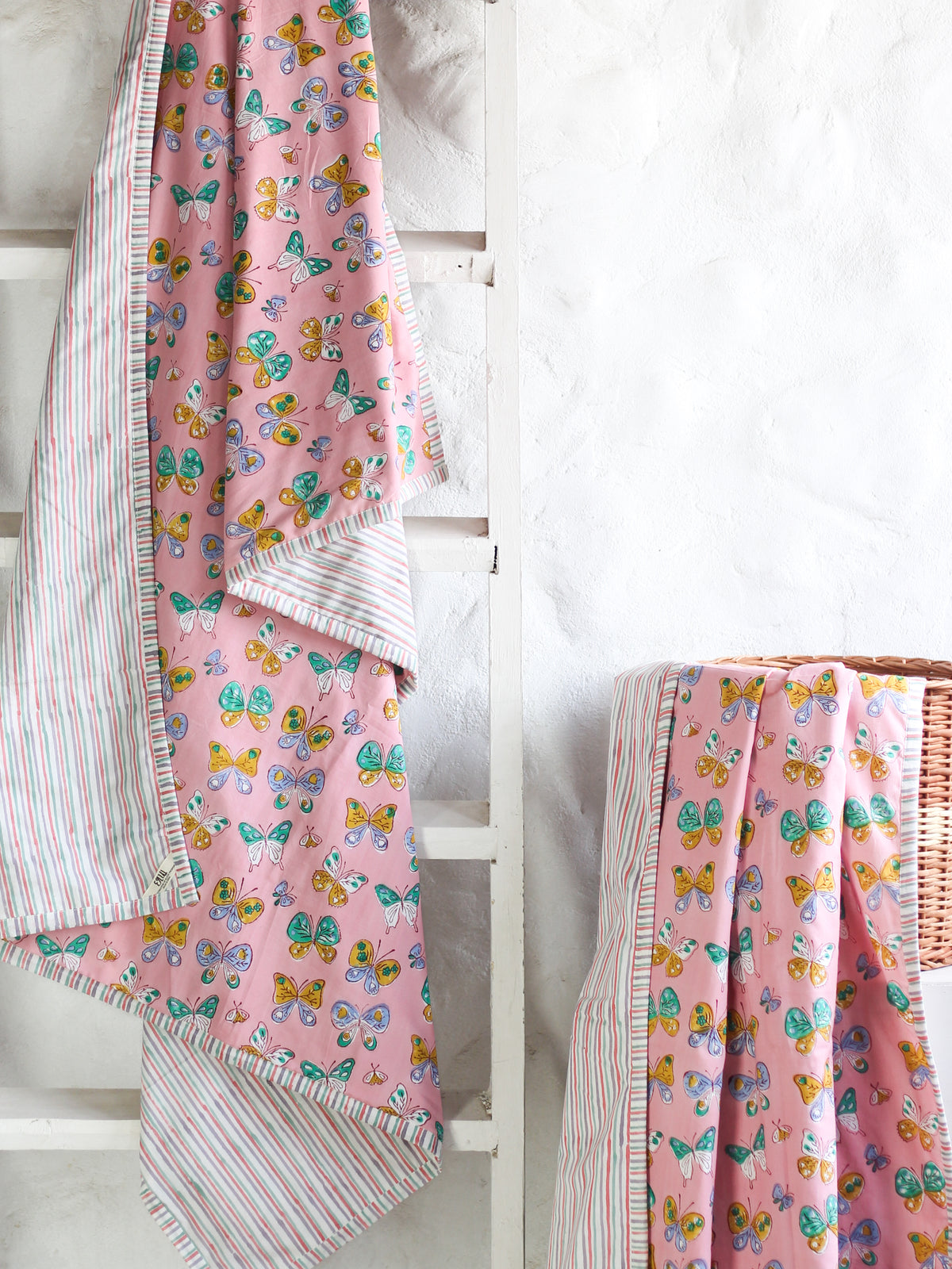 Kids Quilts - Pink Butterflies