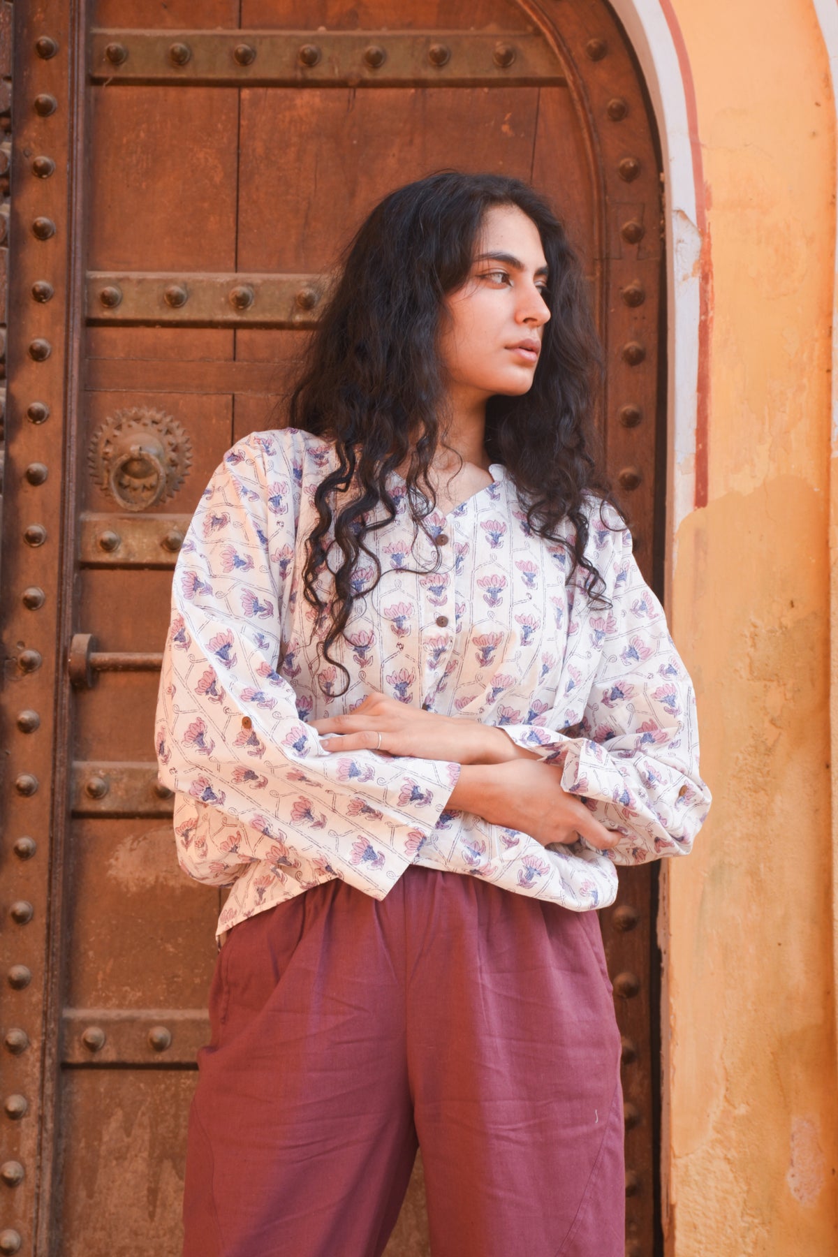Lavender Bloom Top