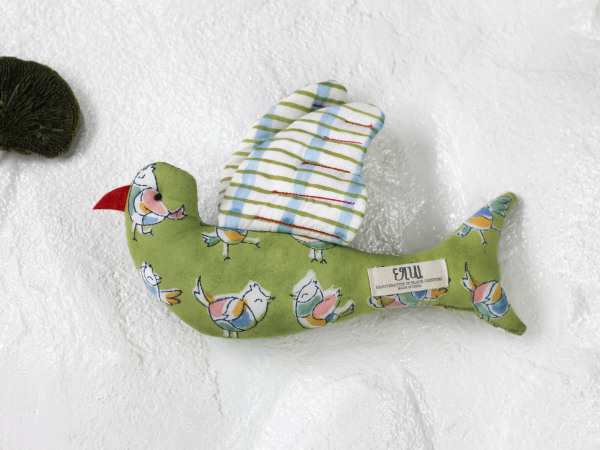 GREEN BIRDS SOFT TOY