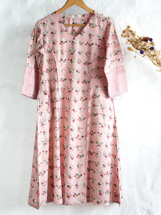 Pink Chidiya Kurta