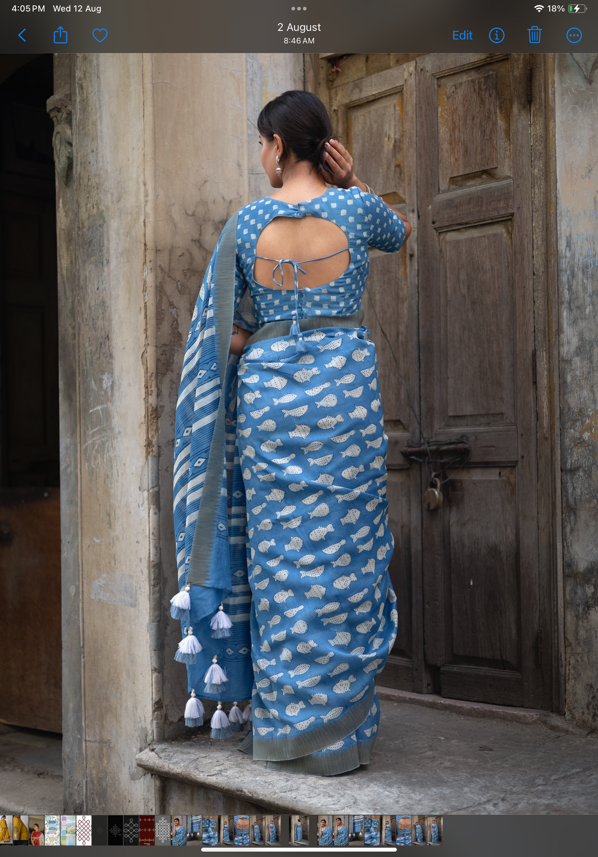 MACHHILI - Chanderi Saree