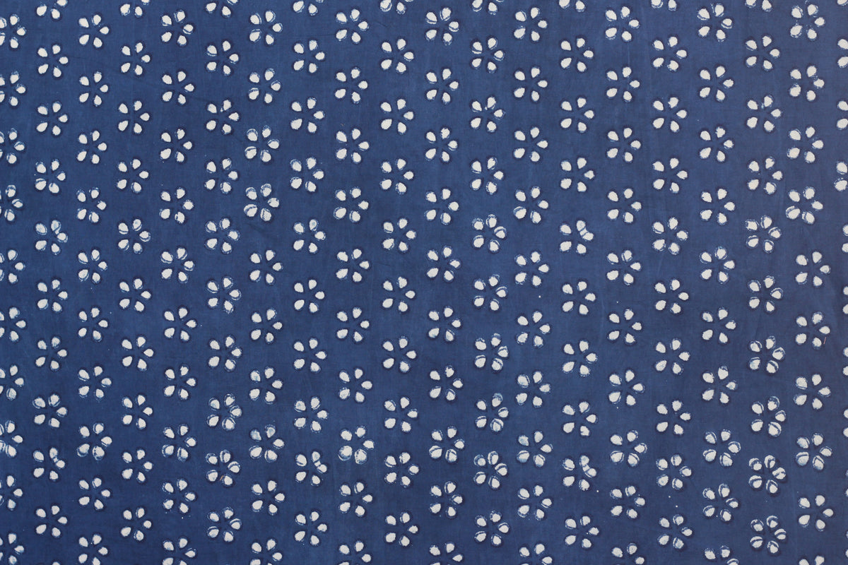 Fabric -Indigo Butti