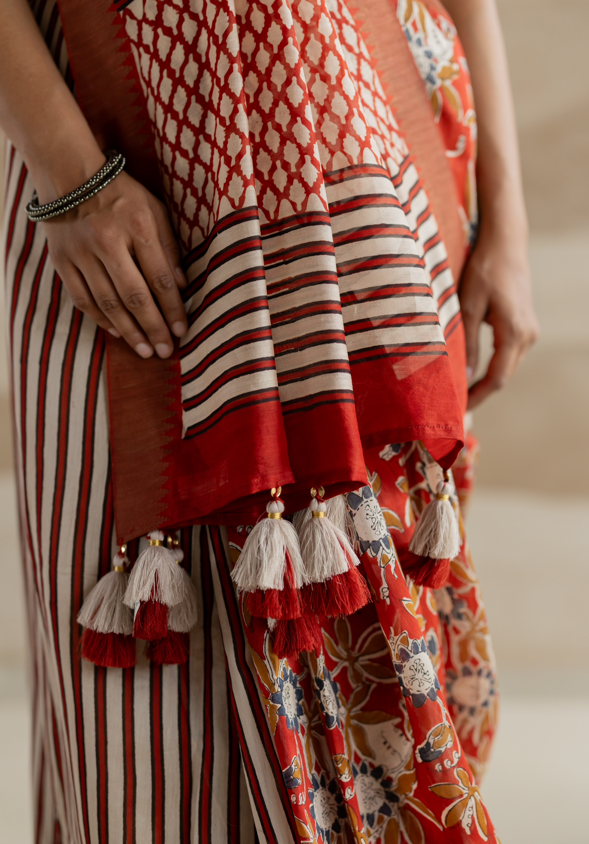 KRISHNA JAAL - Chanderi Saree