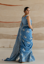 NEEL GULAB - Chanderi Saree