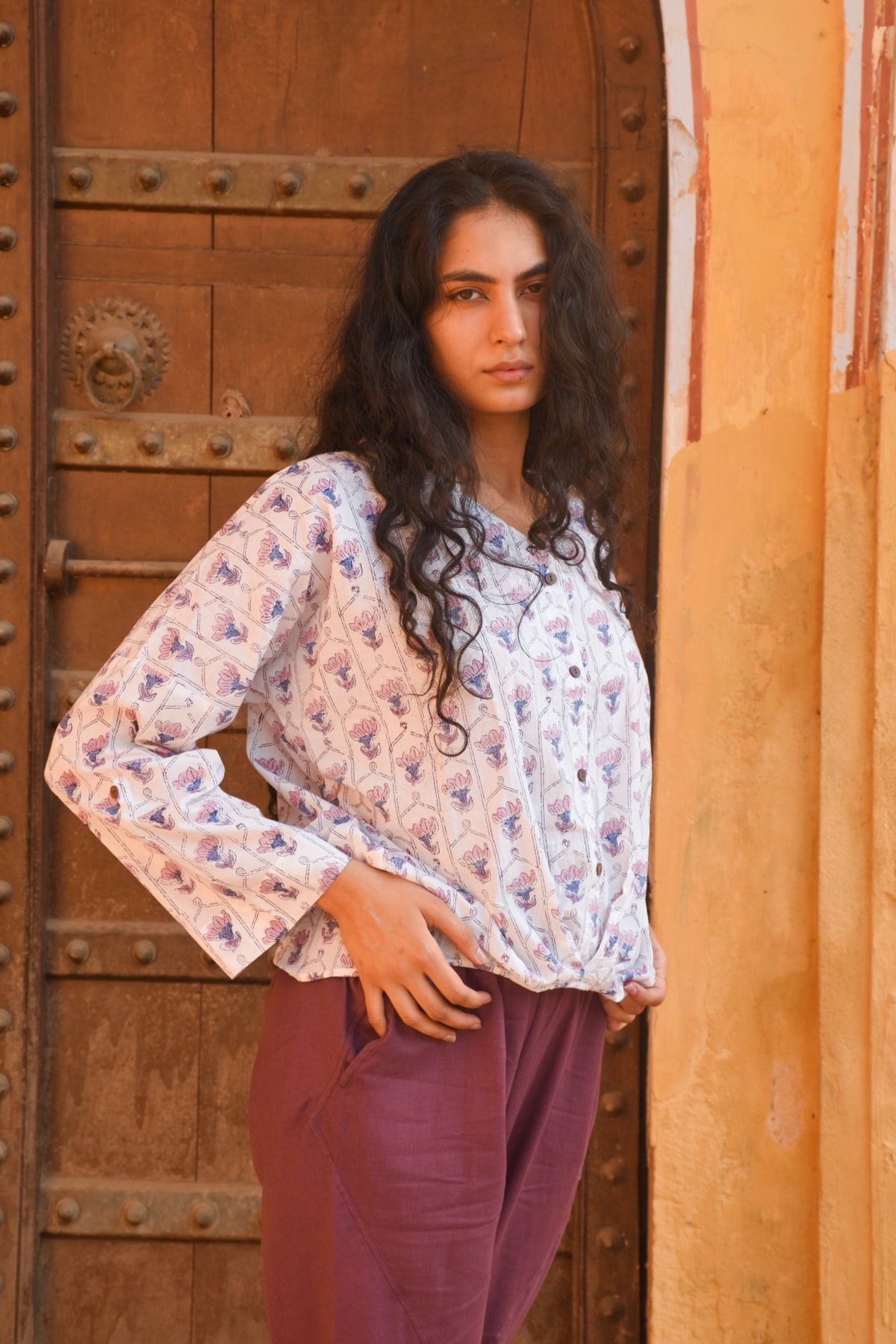 Lavender Bloom Top