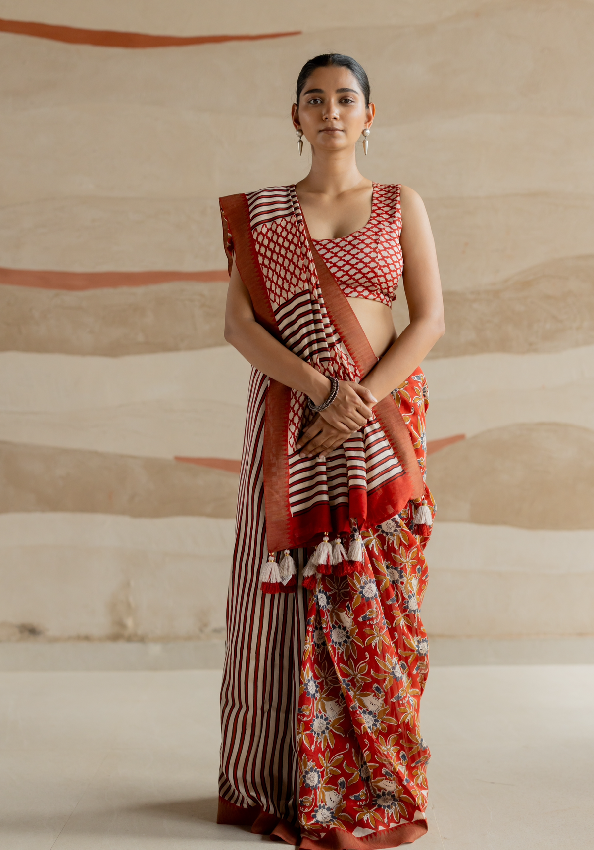 KRISHNA JAAL - Chanderi Saree