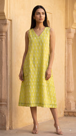 Citrusy Anar butti Dress