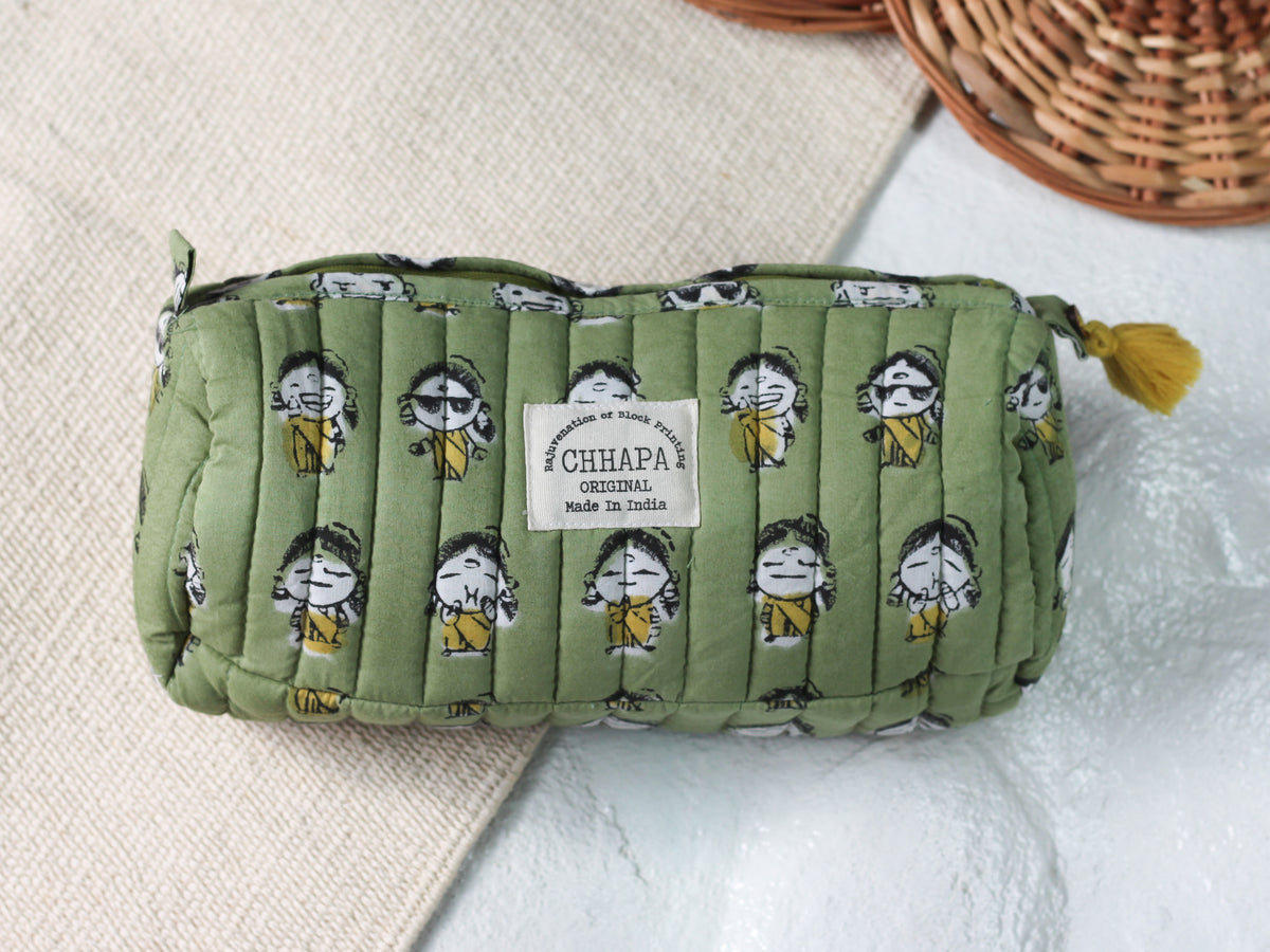 GREEN GUDDIYA POUCH