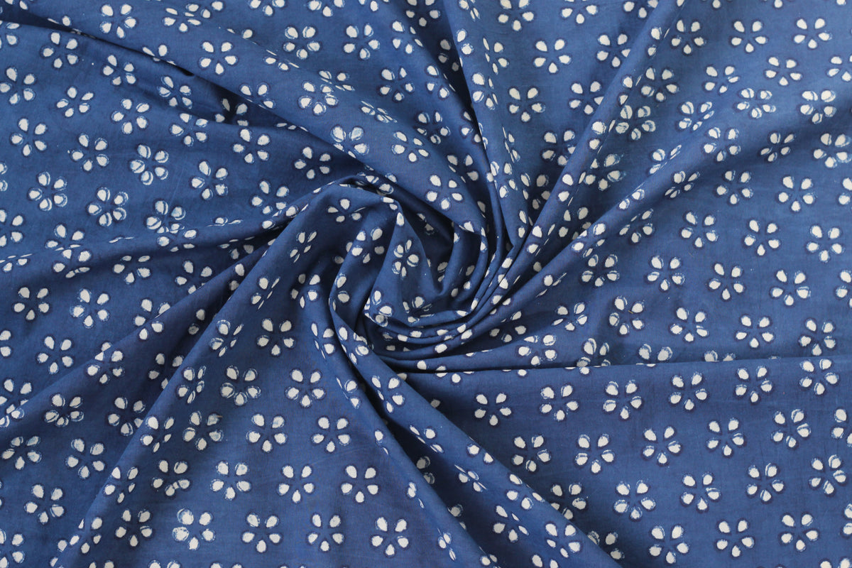 Fabric -Indigo Butti