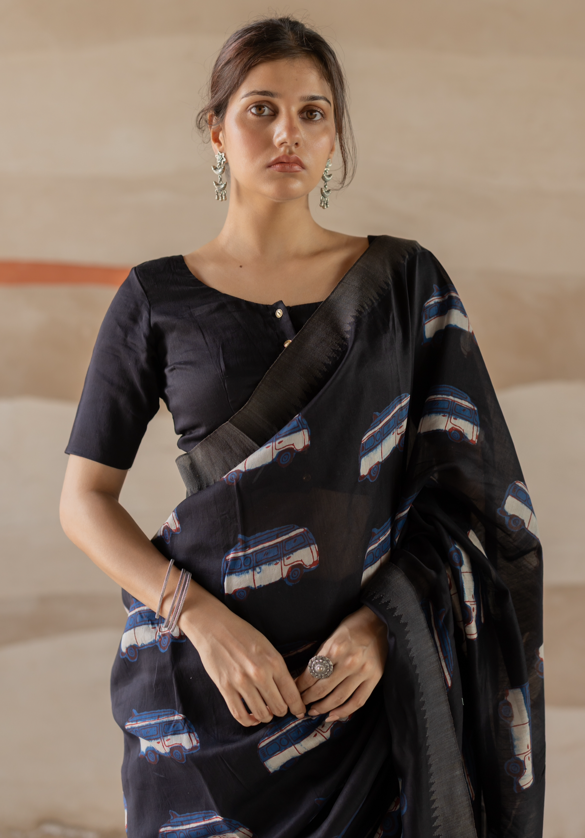 KAALI SAWARI - Chanderi Saree