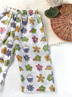 FLOWER TOP & PANT SET