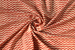Fabric - Maroon Small Chevron