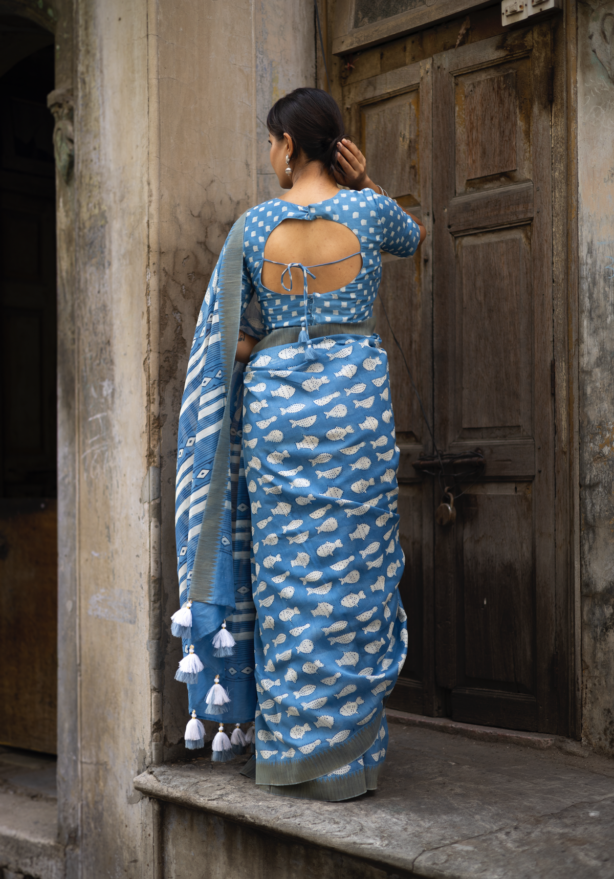 MACHHILI - Chanderi Saree