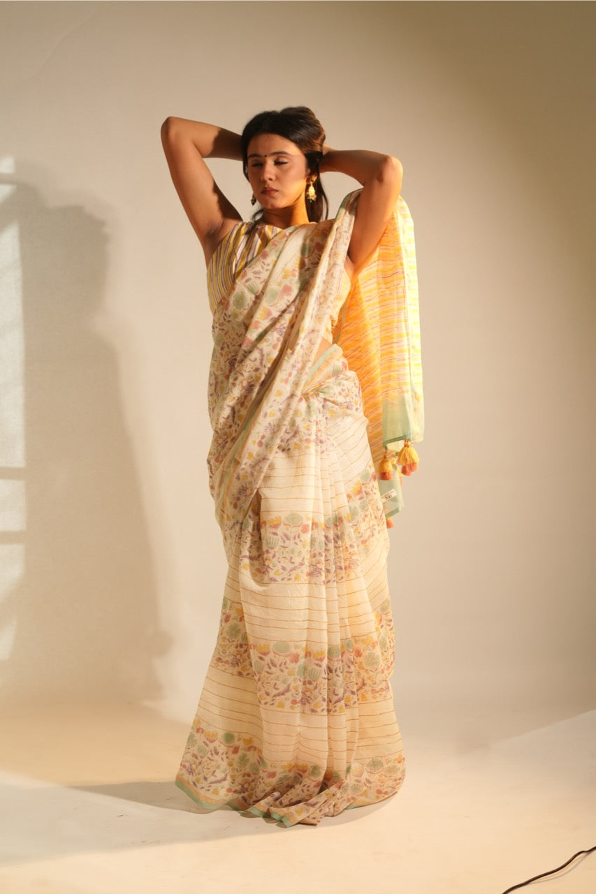 Anandi Chanderi Saree