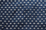 Fabric -Indigo Flower Butti