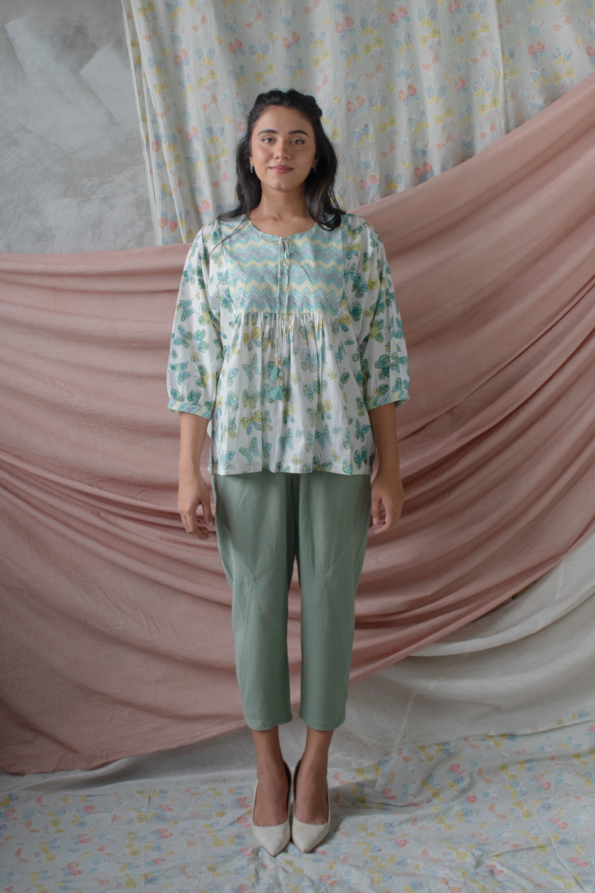 Mint Mirage Top