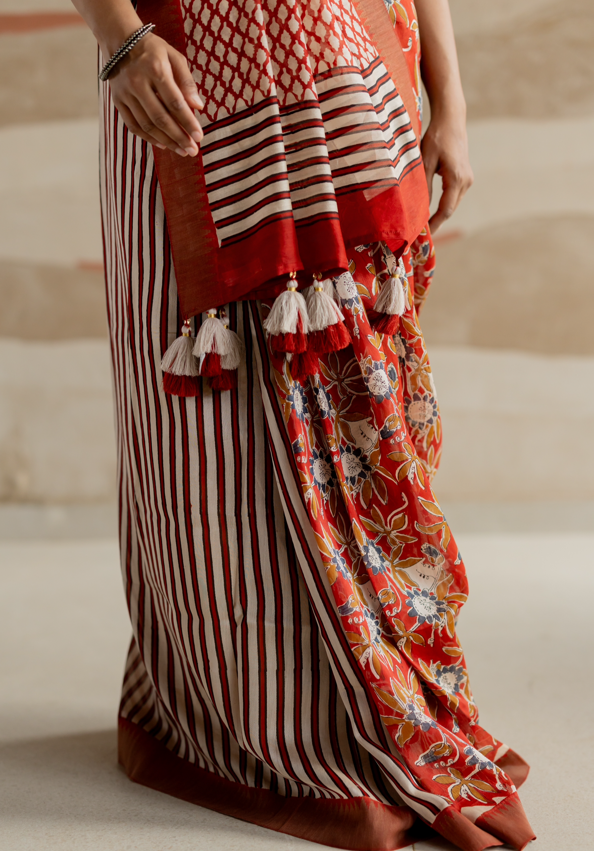 KRISHNA JAAL - Chanderi Saree