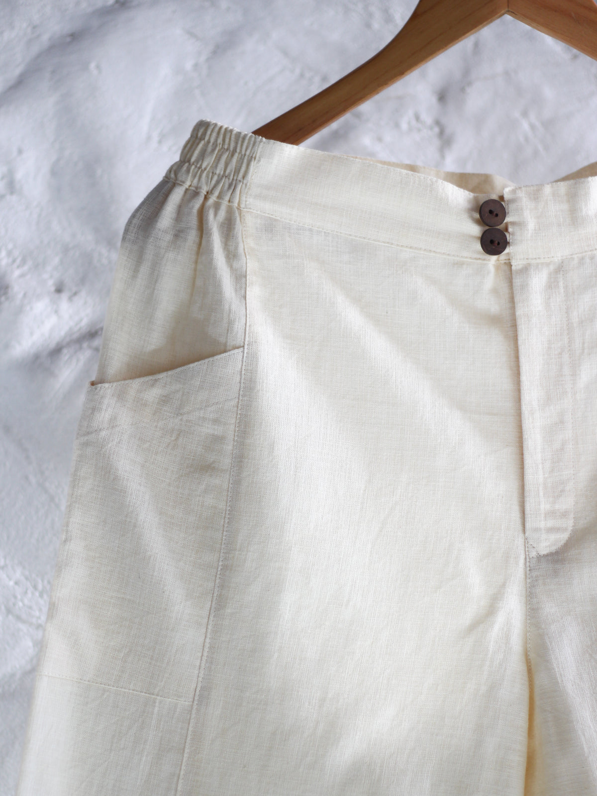 Cotton Ivory Pant