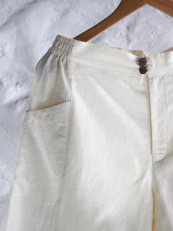 Cotton Ivory Pant