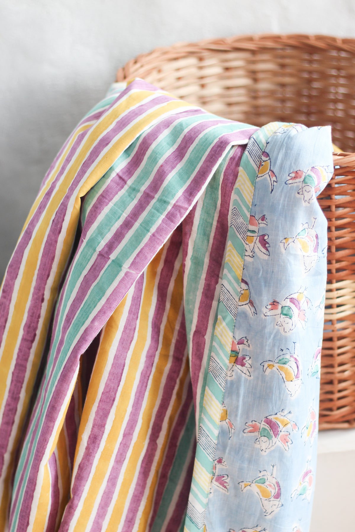 Single Bed Quilt with Birds