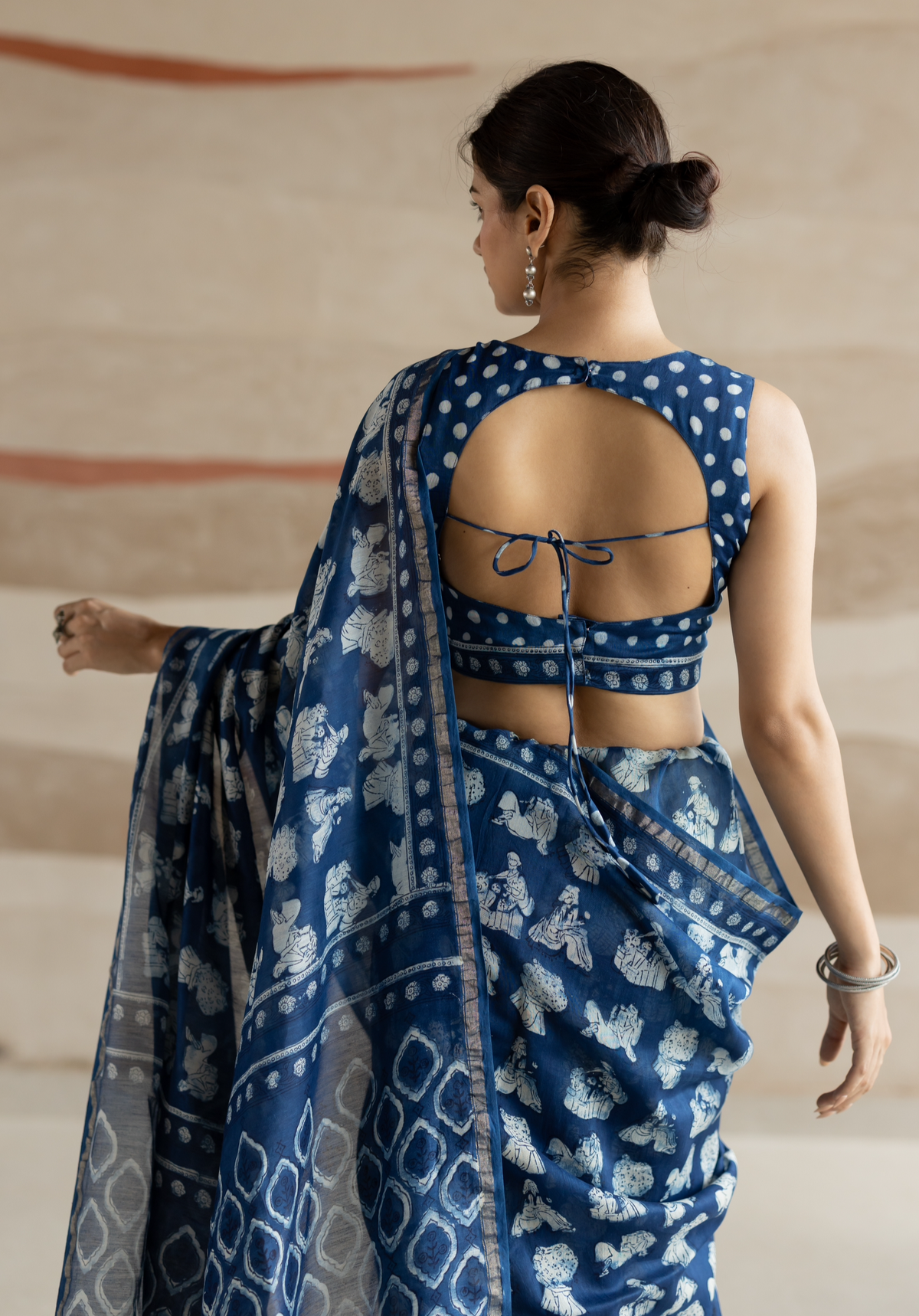NEEL SAKHI - Chanderi Saree