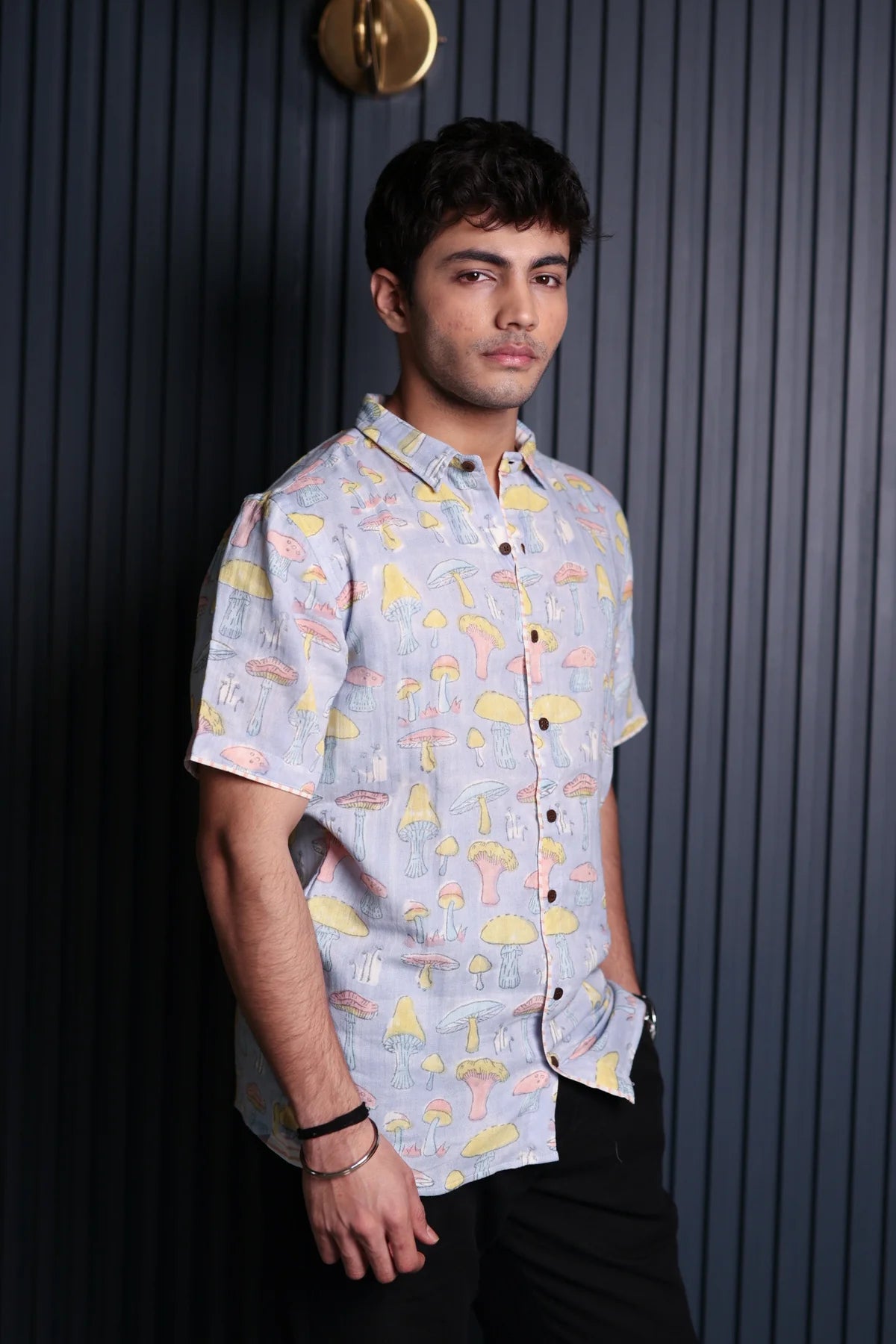 ETI- MUSHROOM MIST - Muslin Shirt