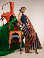 Tangerine Tashan Chanderi Saree