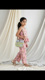 PINK PLANE TOP & PANT SET