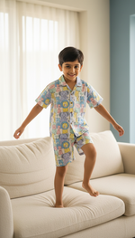 KIDS ANIMAL SAFARI SHIRT & SHORT SET
