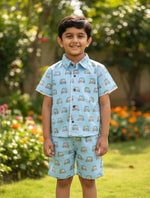 KIDS AUTO-RICKSHAW SHIRT & SHORT SET
