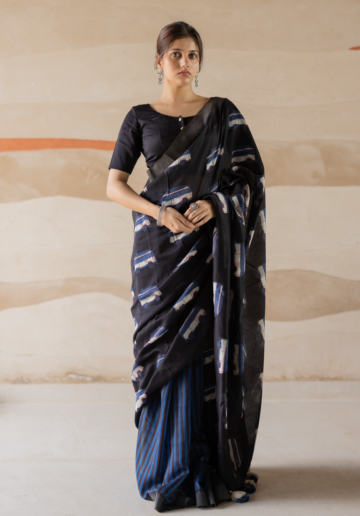 KAALI SAWARI - Chanderi Saree