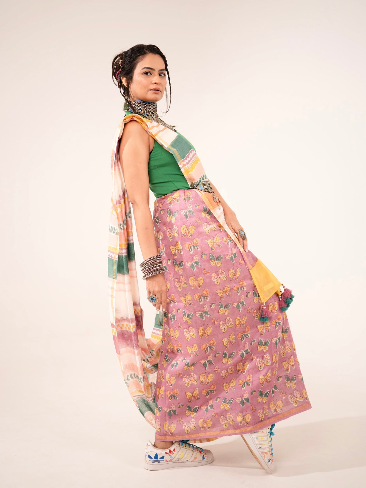 Carnival Chaderi Saree