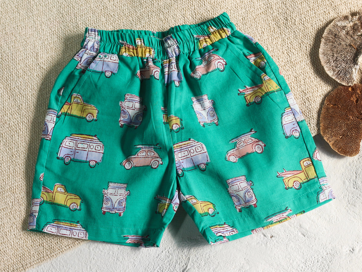 KIDS CAMPER VAN SHIRT & SHORT SET