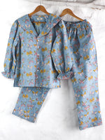 SkyBlue Butterfly Lounge Set