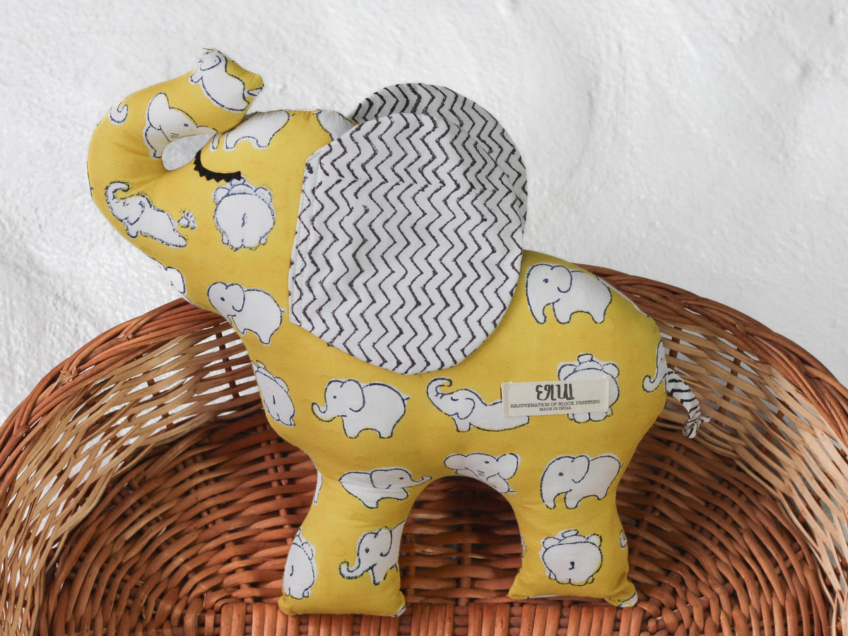 YELLOW ELEPHANT SOFT TOY