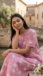Blossom Pink Jaal Dress