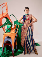 Tangerine Tashan Chanderi Saree