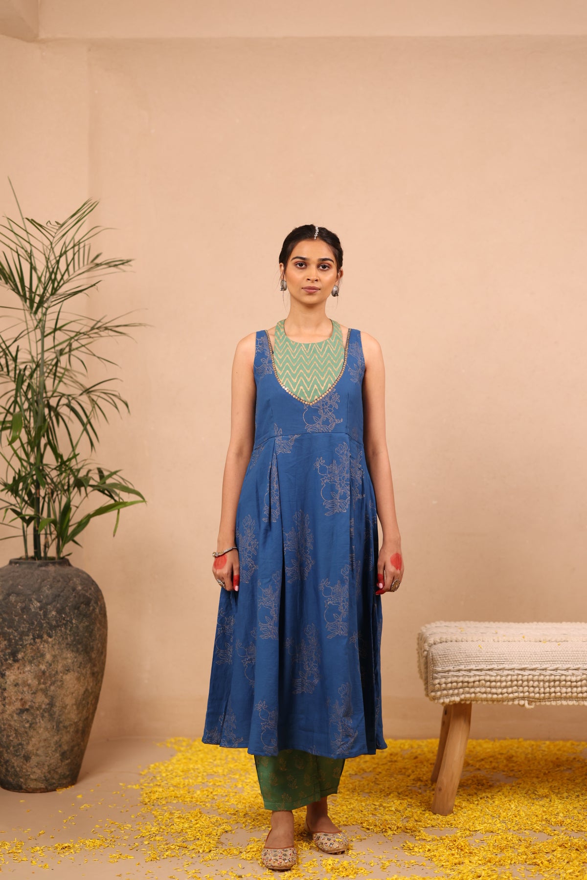 INDIGO ANAAR - Satin Cotton Kurtaset