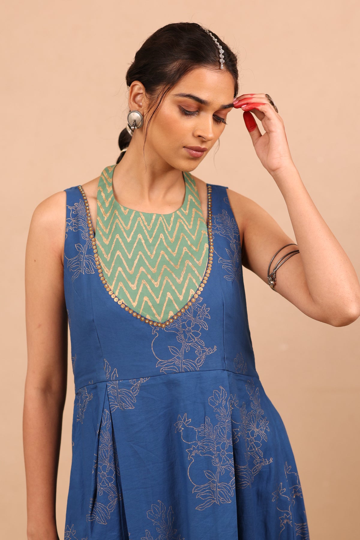 INDIGO ANAAR - Satin Cotton Kurtaset