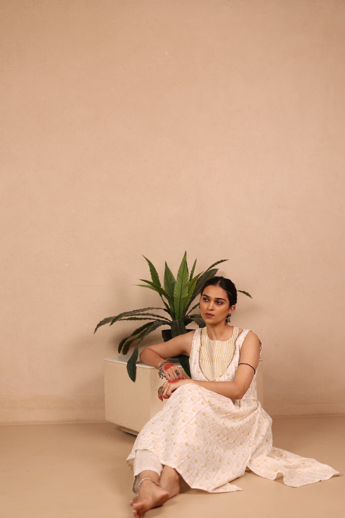 IVORY JAAL - Satin Cotton Kurtaset