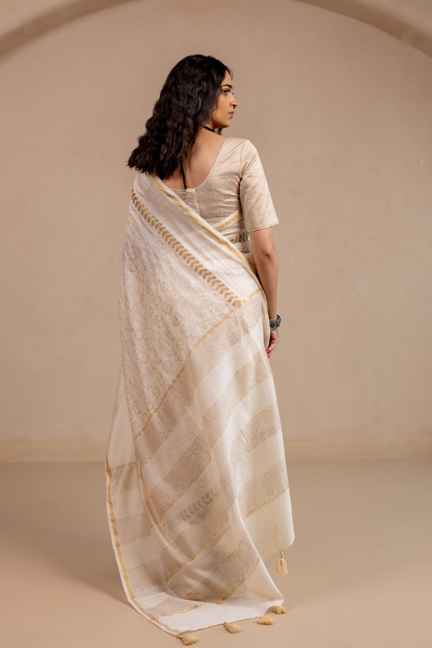 NIRMAL GAJ Chanderi Saree