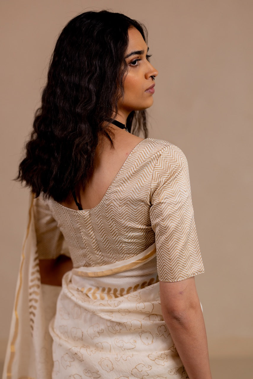 NIRMAL GAJ Chanderi Saree