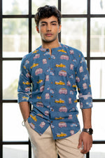 INDIGO ROAMER - Cotton Shirt